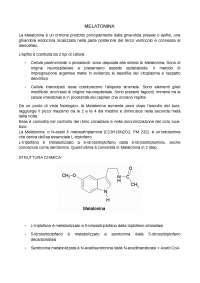 Meccanismo d'azione della Melatonina