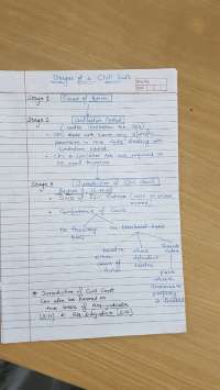 stages of a civil suit