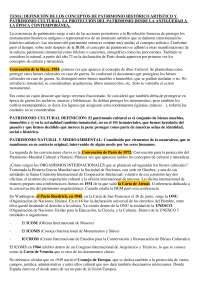 Patrimonio Histórico Artístico y Gestión Cultural