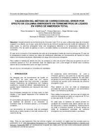 CORRECCION POR COLUMNA EMERGENTE EN TERMOMETROS