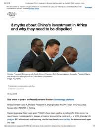 three myths propagated on china by other countries