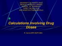 medical doses chapter 3 and 4