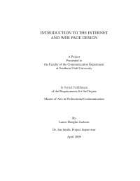 internet and web design