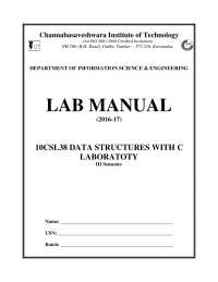 Data structures with c - Docsity