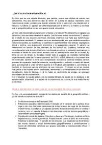 Apuntes Geografía Política
