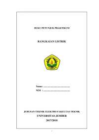 bpp rangkaian listrik universitas jember teknik unej elektrical