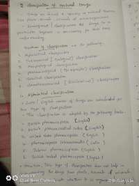 Classification of natural drugs