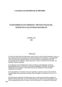 PLANEAMIENTO METODOLOGICO DEL CAEN
