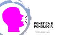 Fonética e Fonologia