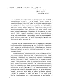 Constitucionalismo en el estado moderno