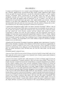 Schopenauer e il rapporto uomo natura