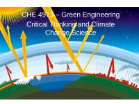 Green Engineering Chemical Engineering