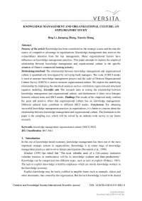 research thesis about knowledge management and competitive advantage
