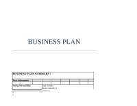 bussines plan for new documnets