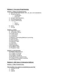Notes core java for computer science engineering students