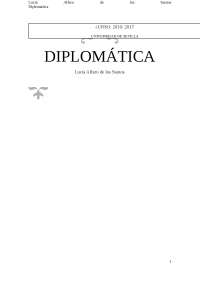 Diplomática de la facultad de historia
