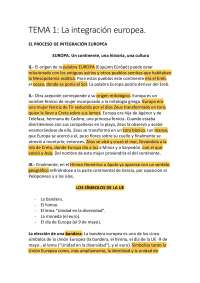 Apuntes Instituciones Jurídicas de la UE - Docsity