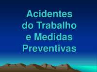 Acidente do Trabalho