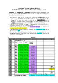 practice test 2 solution guide for finance 384 class corporate valuation and decision risk