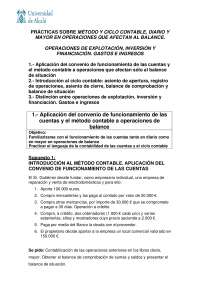 Ejercicios completos metodo contable | Ejercicios de Contabilidad | Docsity