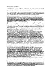 Apuntes Teorías de la materia y de la vida
