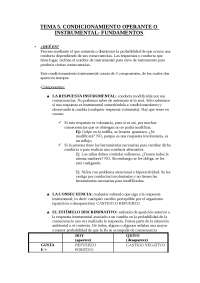 Condicionamiento operante