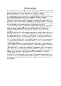 juego de la muerte, resumen de documental