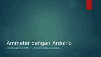 Ammeter with arduino
