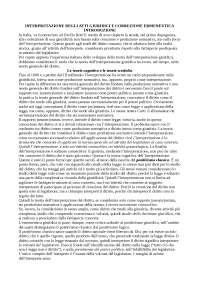 Riassunto esame di Teoria dell'interpretazie e informatica giurica UNIMOL