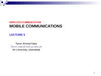 SYSTEM CAPACITY AND INTERFERENCE IN WIRELESS COMMUNICATION SYSTEM