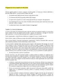 Progettare la ricerca empirica in educazione, Carrocci editore, Roma COGGI/RICCHIARDI
