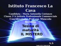 tesina di maturità  Istituto professionale commerciale 2018