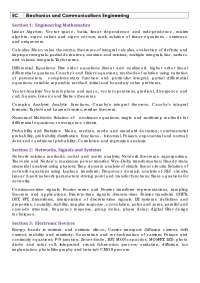 Electronics and Communications Engineering