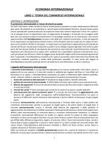RIASSUNTO DEL LIBRO A. Dominick Salvatore, Economia Internazionale, , 2016