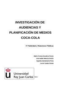 Investigación de Audiencias y planificacion de medios