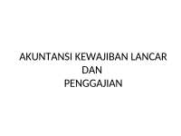 Akuntansi Kewajiban Lancar Docsity