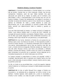 Resumen de la primera parte de Madame Bobary, G. Flaubert