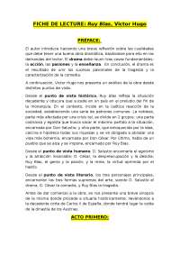 Resumen de Ruy Blas, Victor Hugo