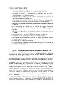 Teoría del Periosimo de primero de carrera con Clavero