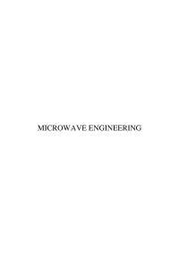 Micro Wave engineering