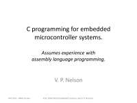 appunti di c embedded