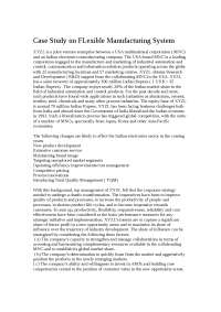 flexible manufacturing system