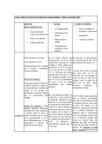 Casos Clínicos de Neuropsicología