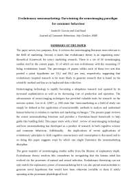 Evolutionary neuromarketing: Darwinizing the neuroimaging paradigm for consumer behaviour