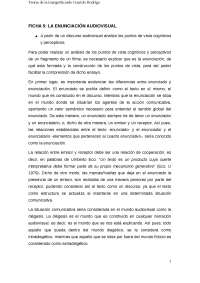 La enunciación audiovisual a través del análisis perceptivo y cognitivo