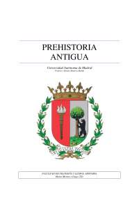 Prehistoria Antigua - Temario Completo