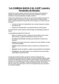 LA comedia nueva o el café