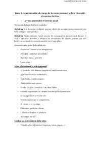Gestión comercial y de ventas Tema 1 - Docsity
