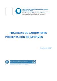 Plantillas informes Química