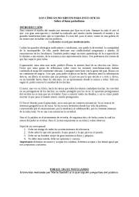 los cínicos no sirven para este oficio